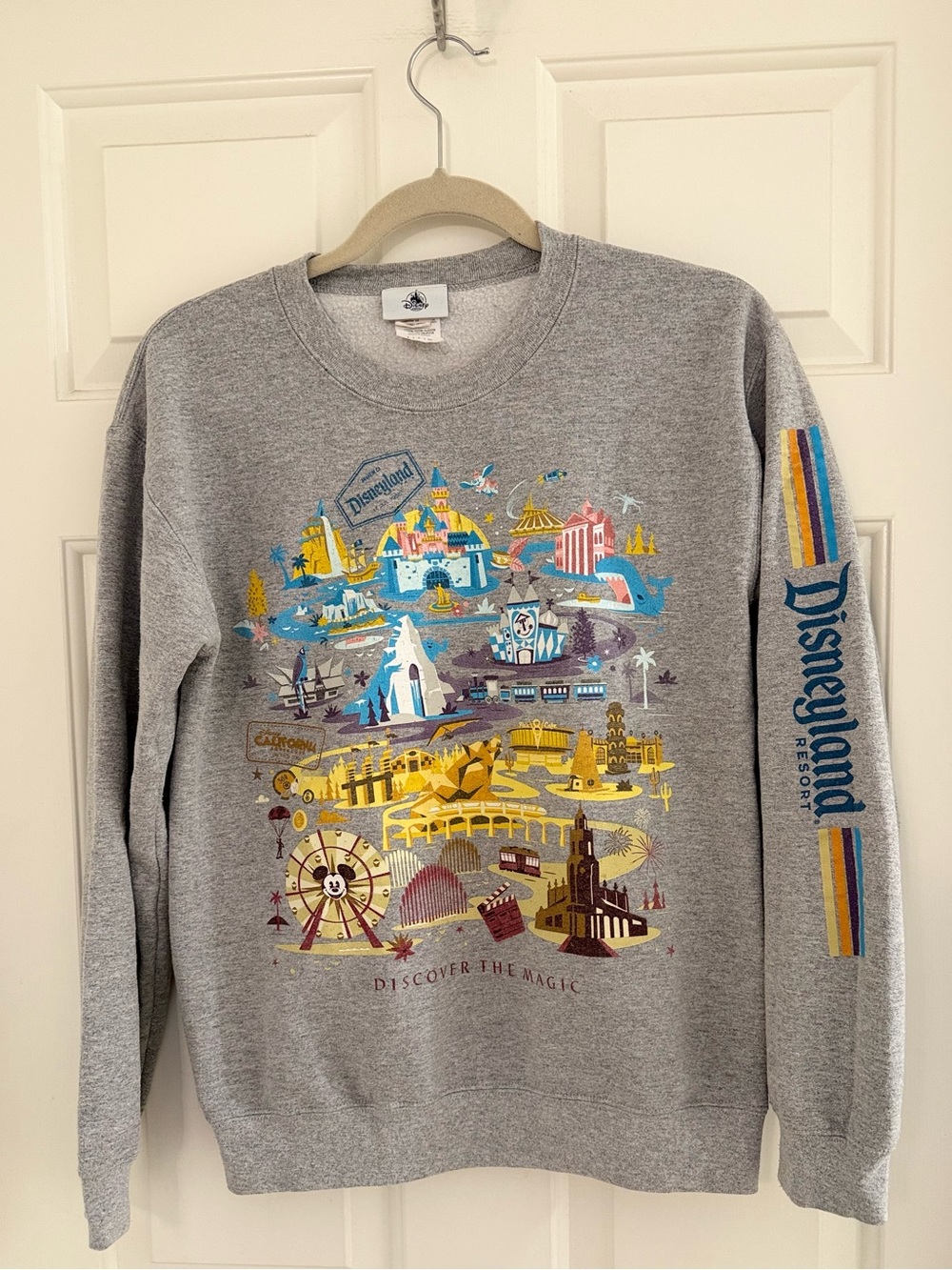 Disneyland Resort Discover the Magic Grey Crewneck small